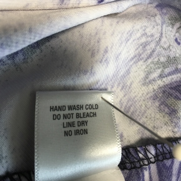 DRESSBARN PURPLE PAISLEY BEADED EMBELLISHED NWOT SLEEVELESS PURPLE TOP MED - Picture 8 of 8